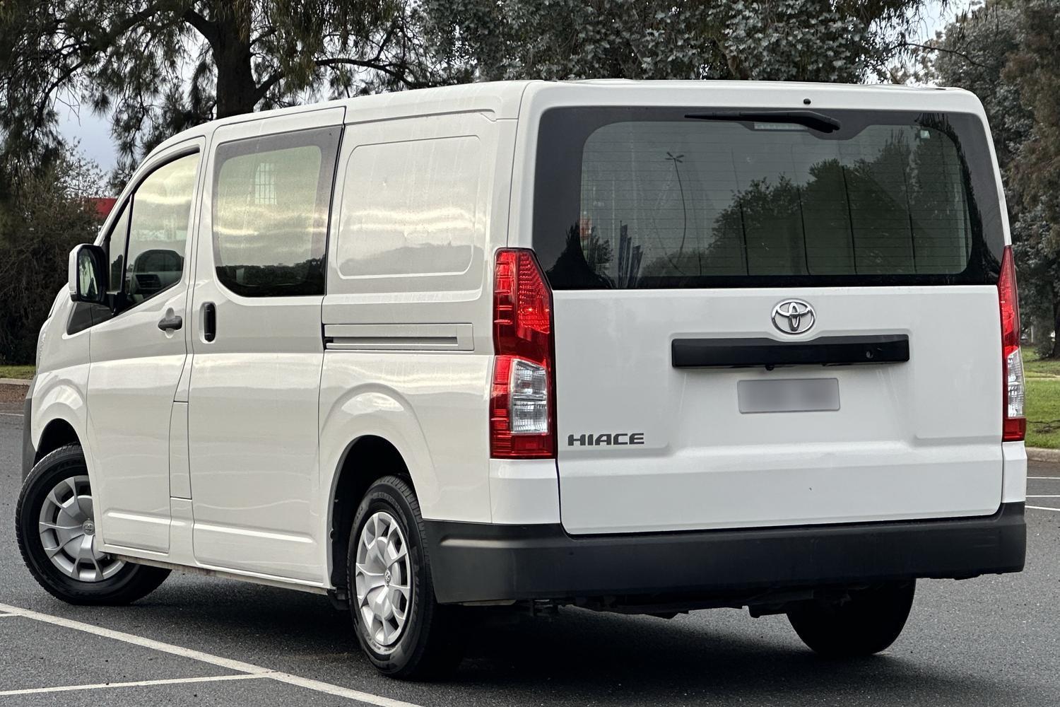 2021 Toyota Hiace LWB in White