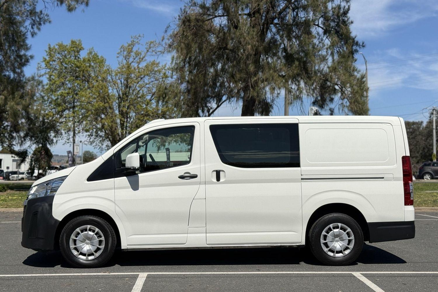 2021 Toyota Hiace LWB in White