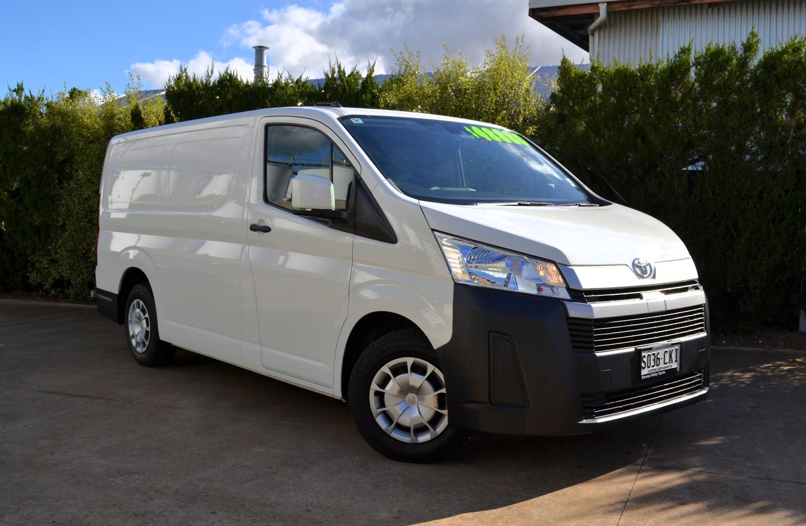 2021 Toyota Hiace LWB in White