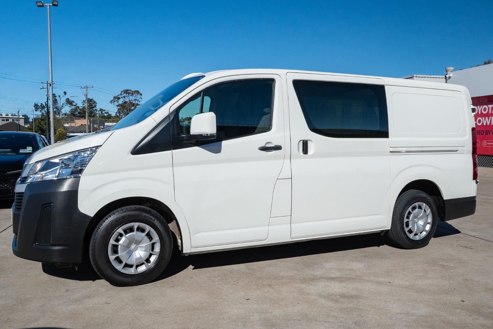 2023 Toyota Hiace LWB in White