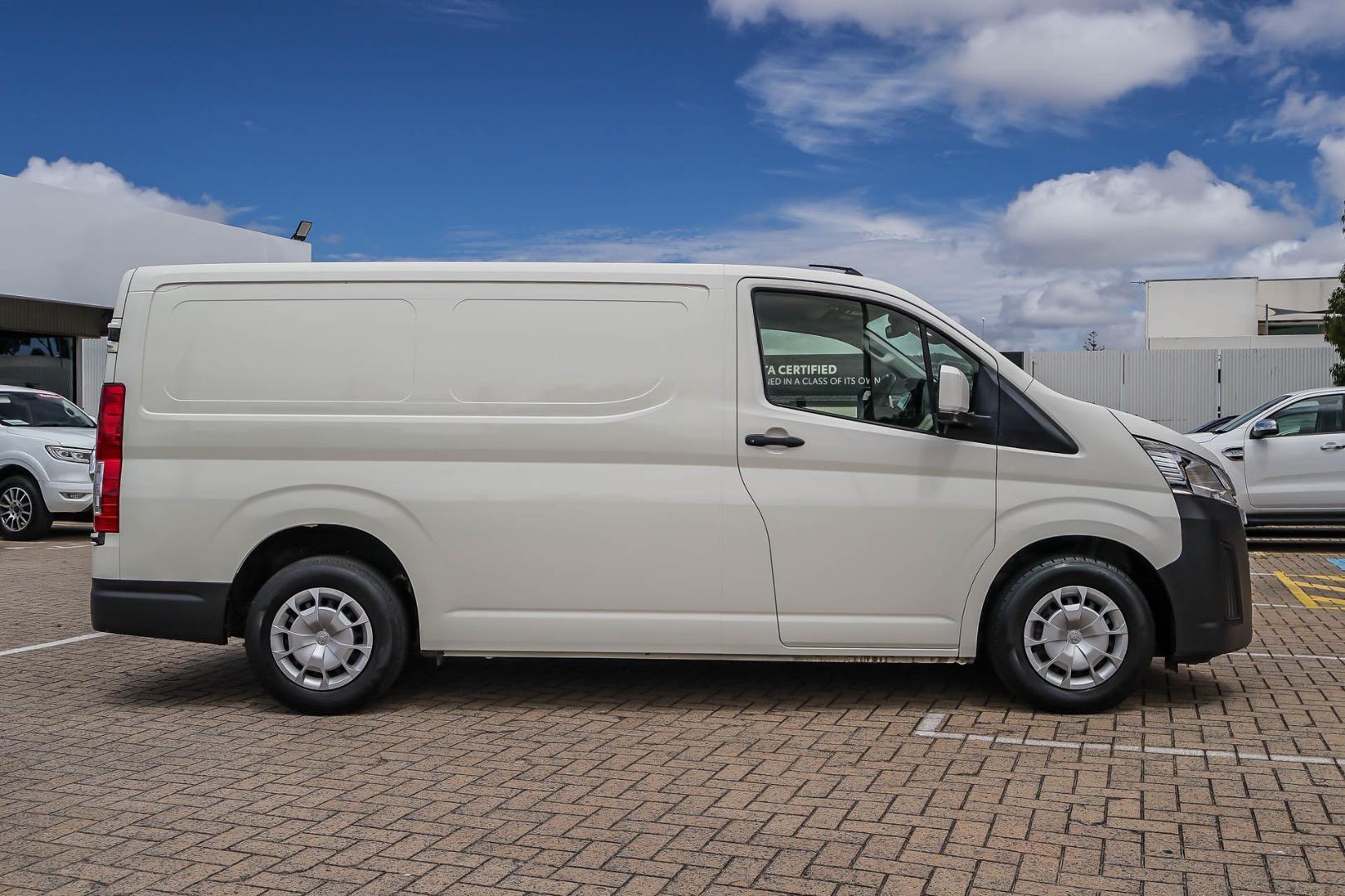2023 Toyota Hiace LWB in White