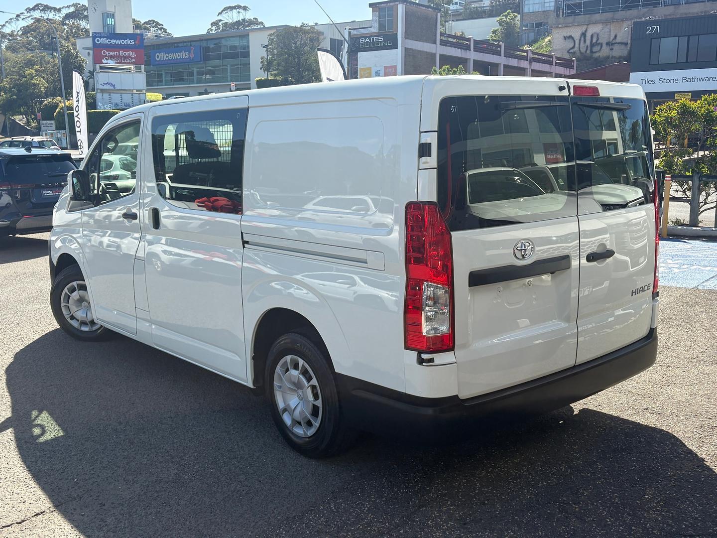 2023 Toyota Hiace LWB in White
