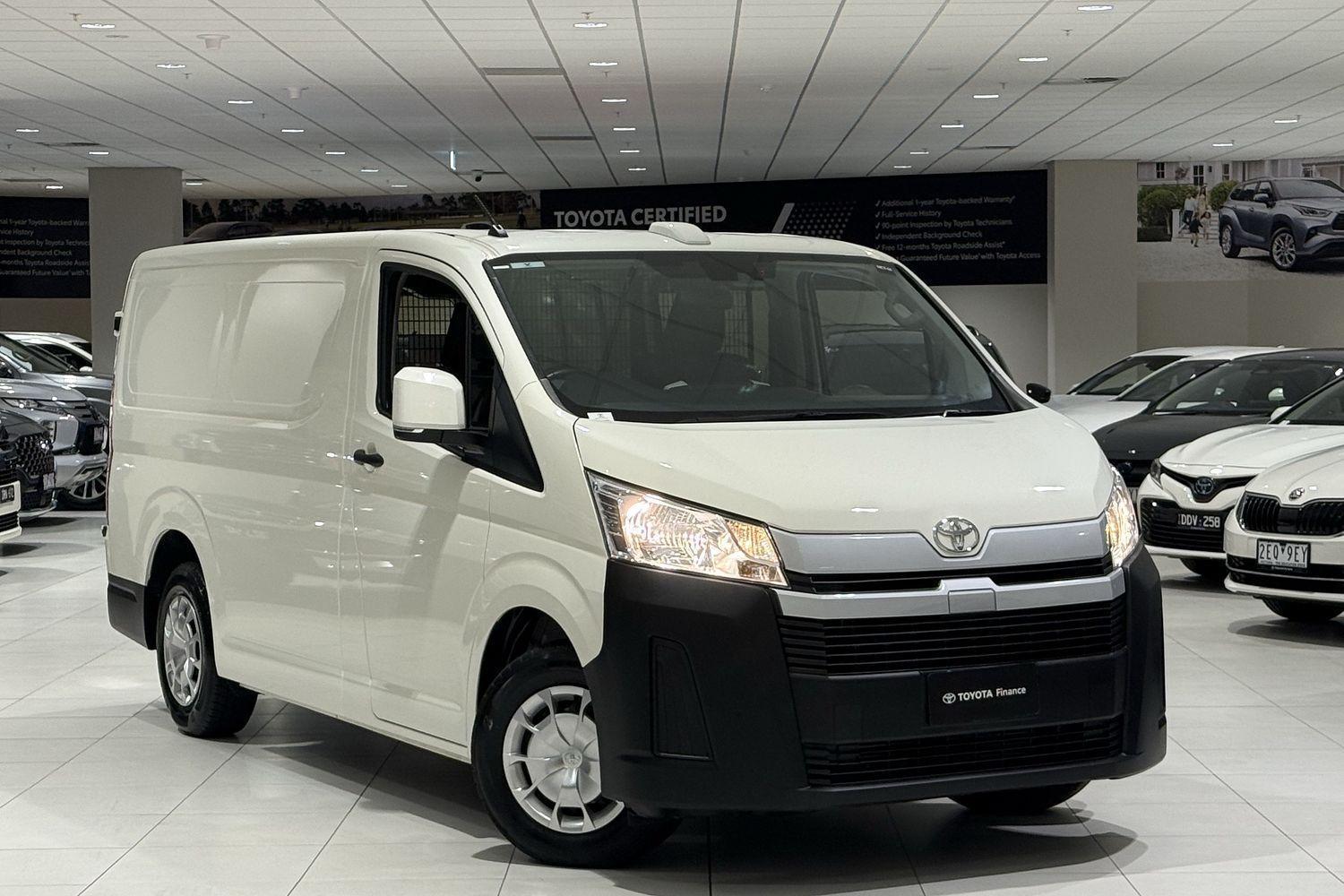 2023 Toyota Hiace LWB in White
