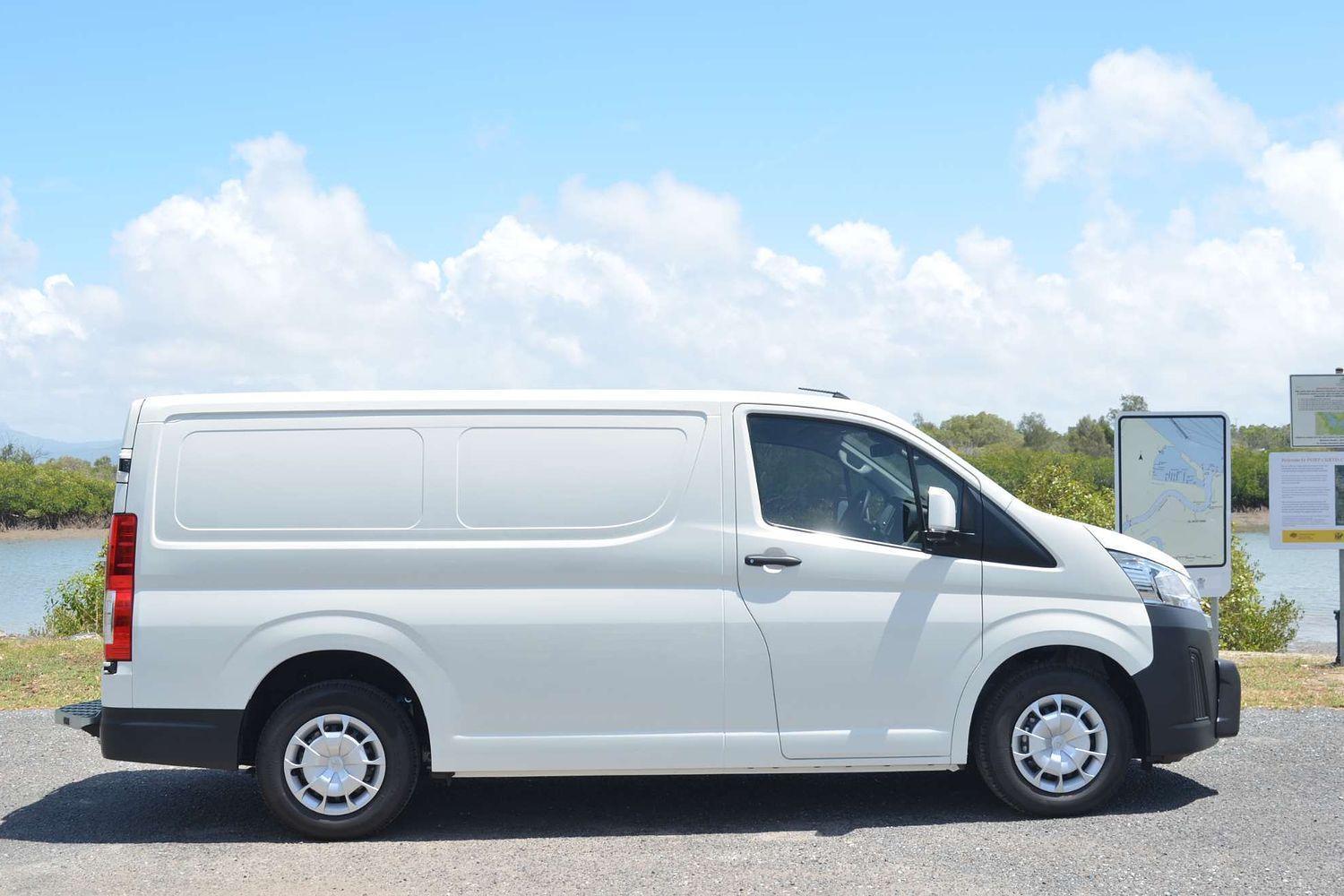 2025 Toyota Hiace LWB in White
