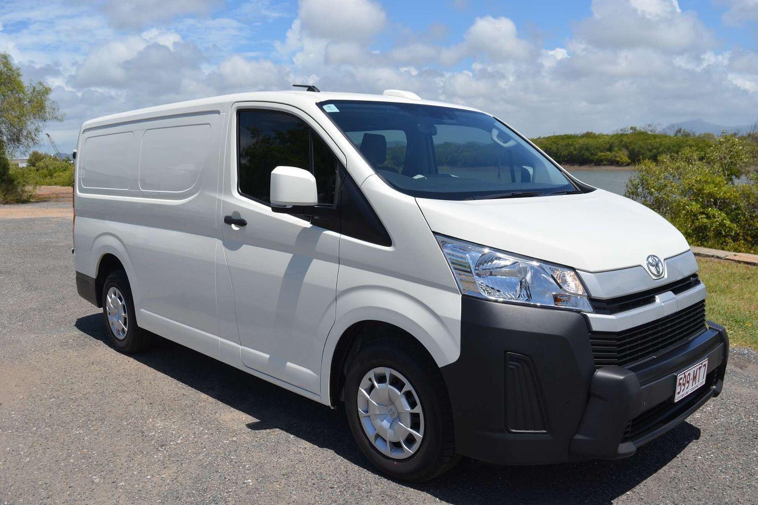 2025 Toyota Hiace LWB in White