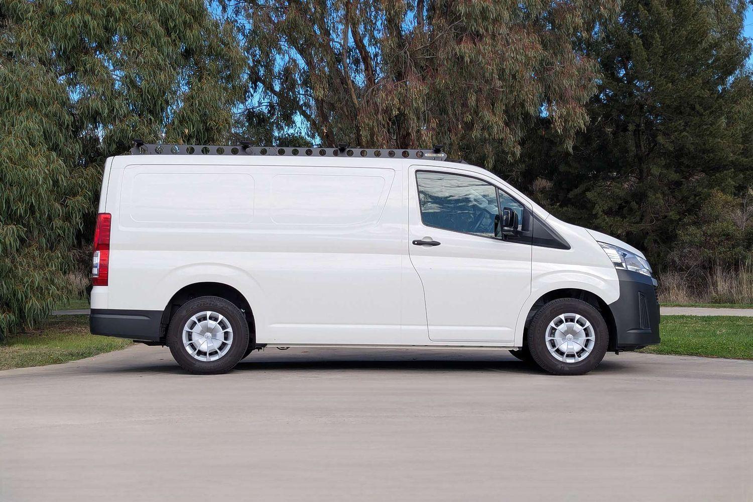 2025 Toyota Hiace LWB in White
