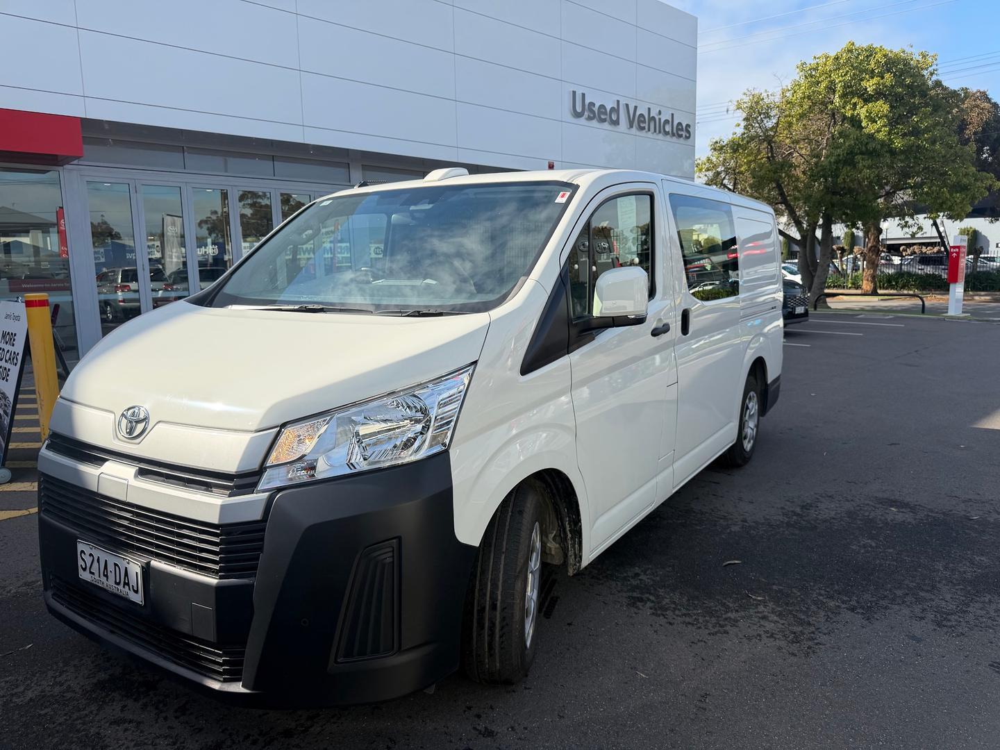 2024 Toyota Hiace LWB in White