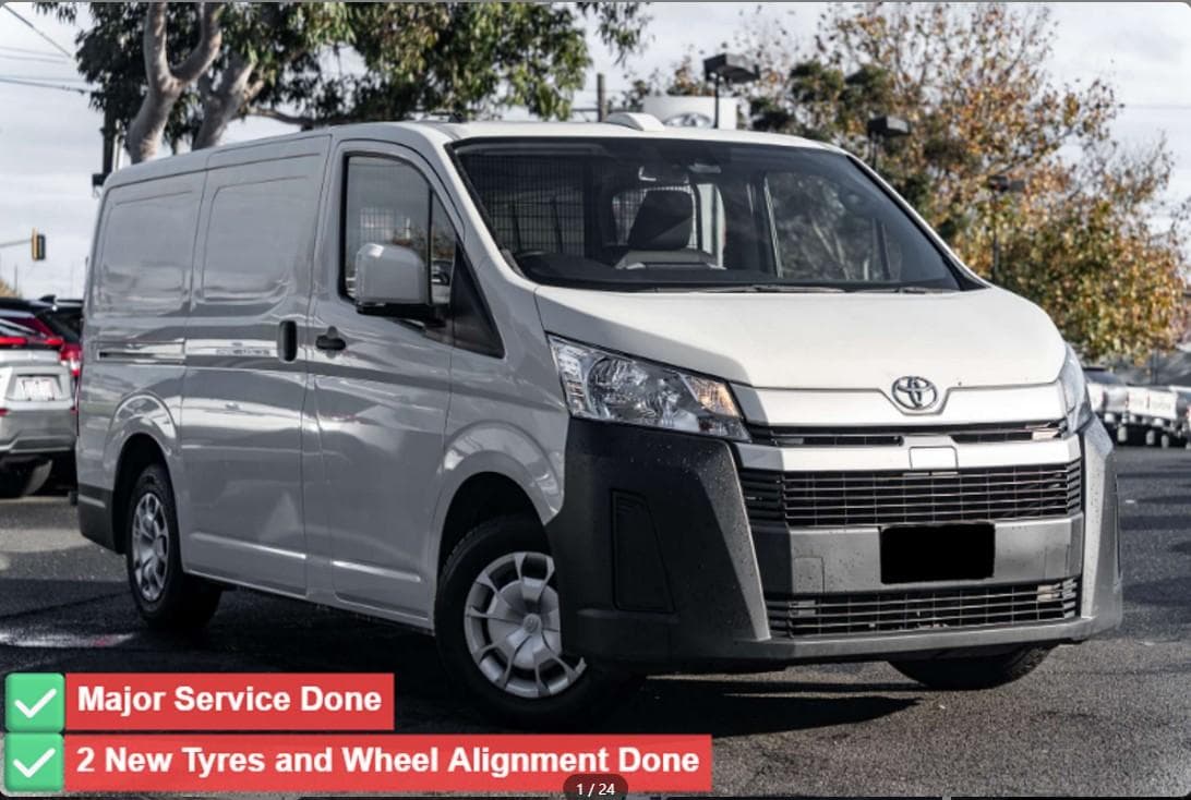 2021 Toyota Hiace LWB in White