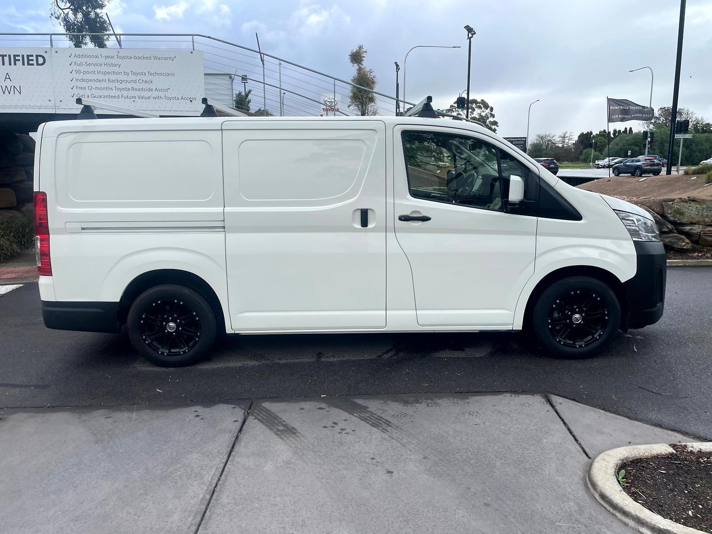 2023 Toyota Hiace LWB in White