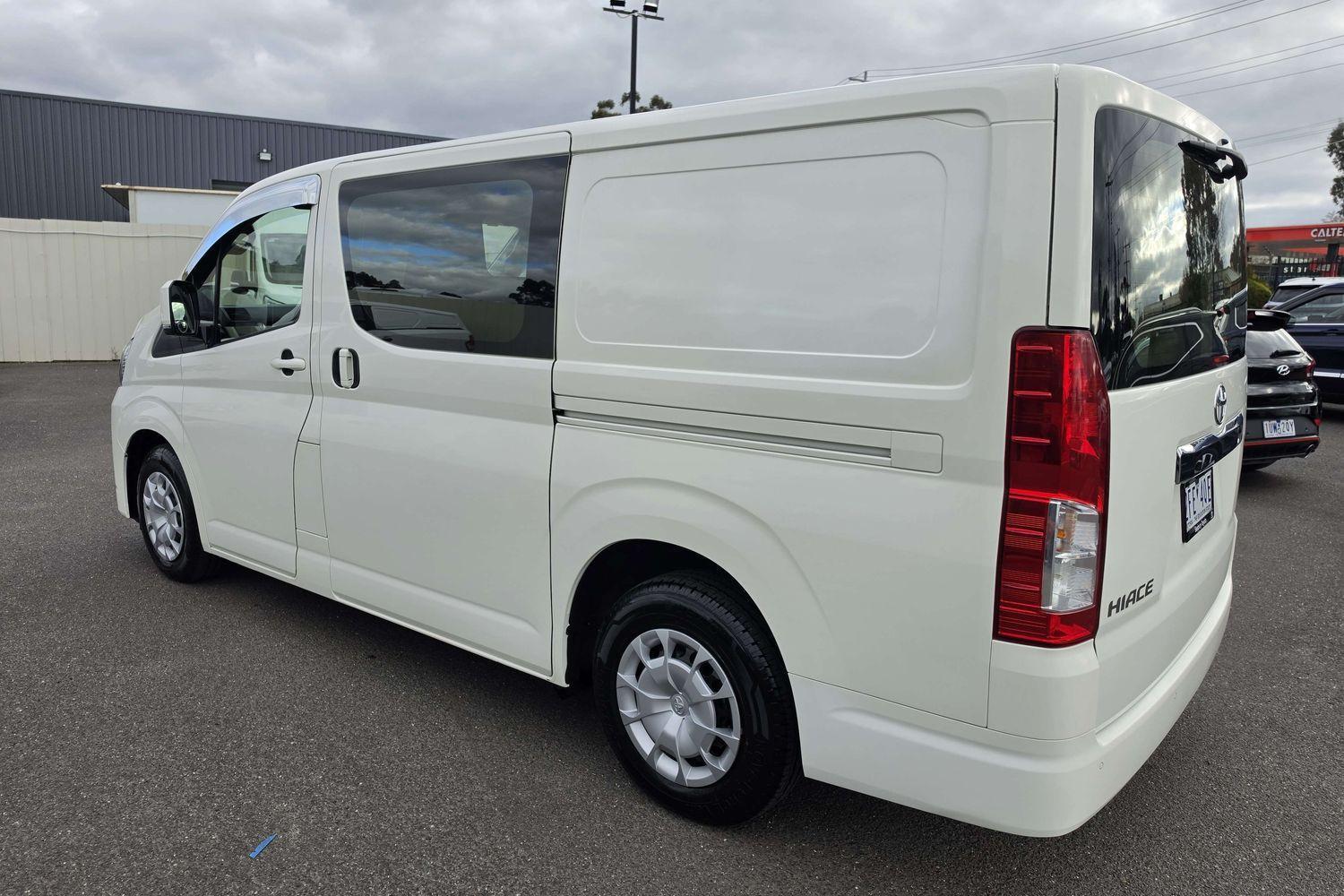 2023 Toyota Hiace LWB in White
