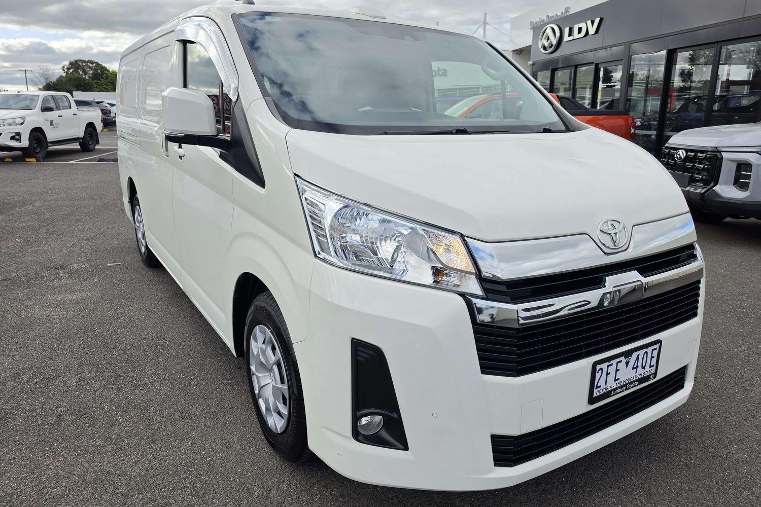 2023 Toyota Hiace LWB in White