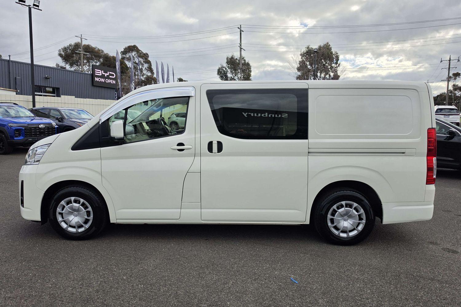 2023 Toyota Hiace LWB in White