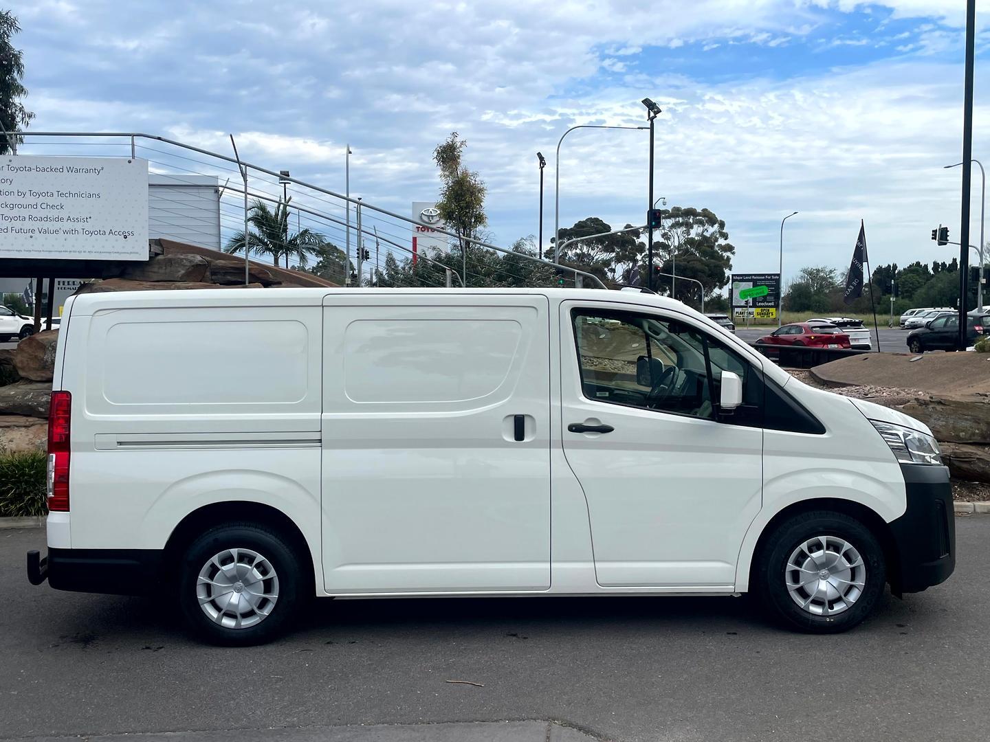 2021 Toyota Hiace LWB in White