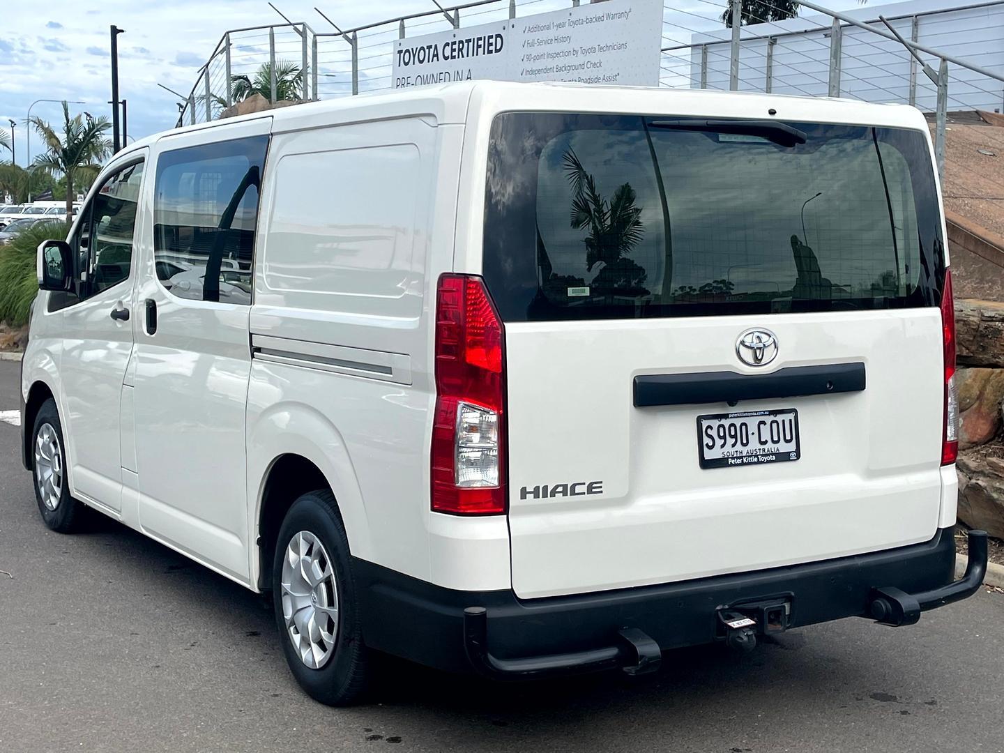 2021 Toyota Hiace LWB in White