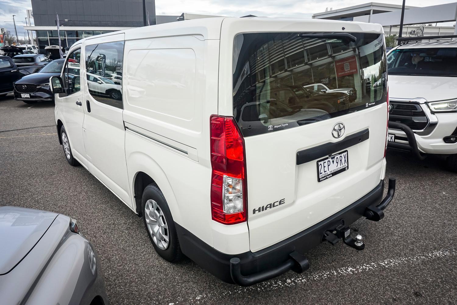 2021 Toyota Hiace LWB in White