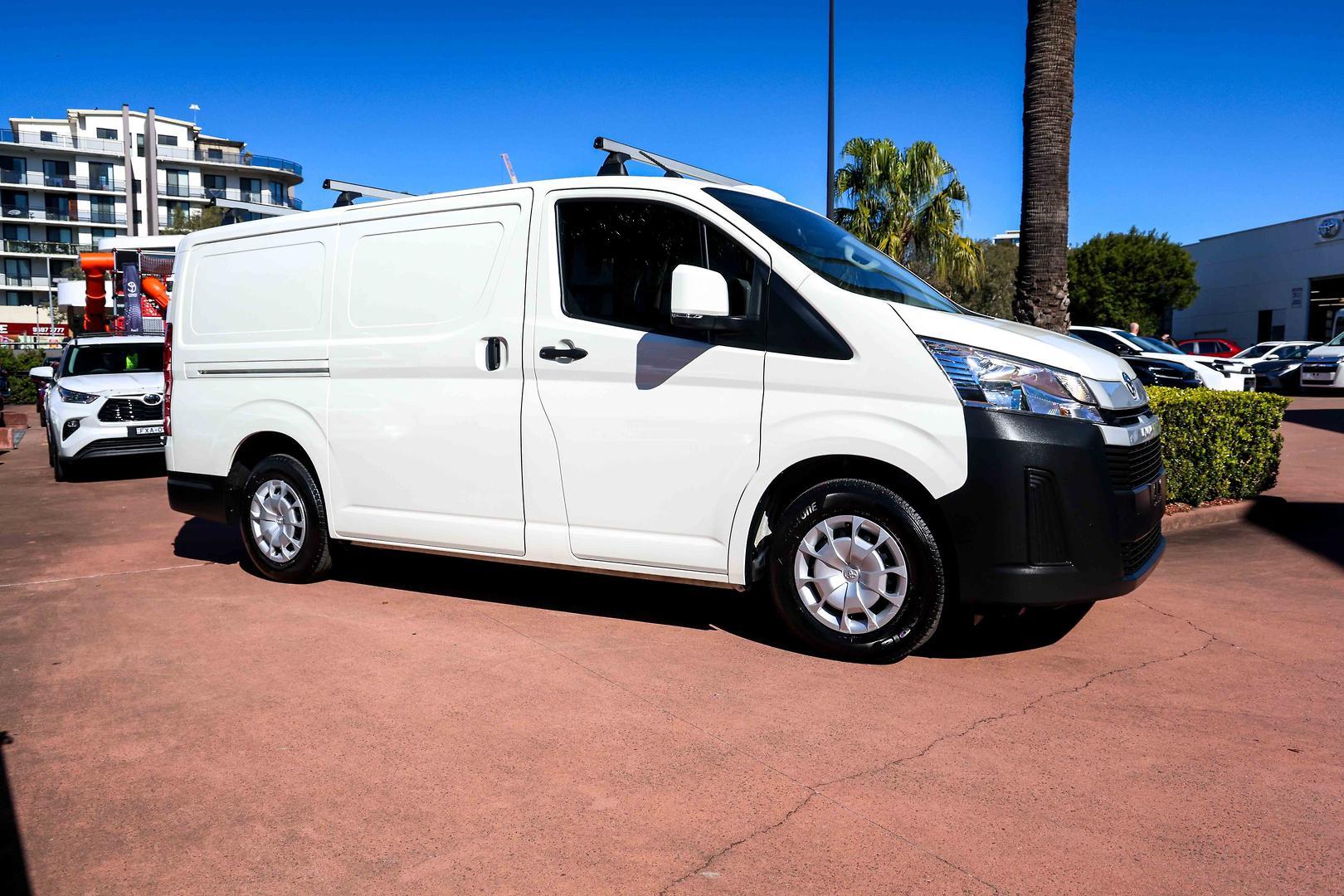 2025 Toyota Hiace LWB in White