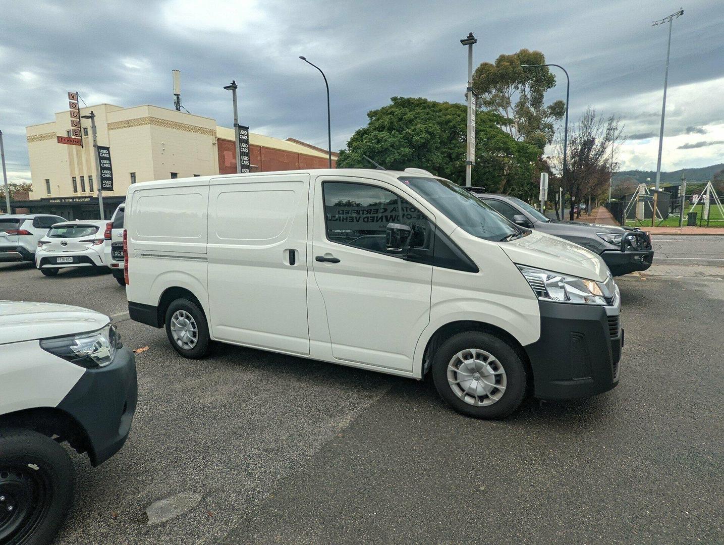 2025 Toyota Hiace LWB in White