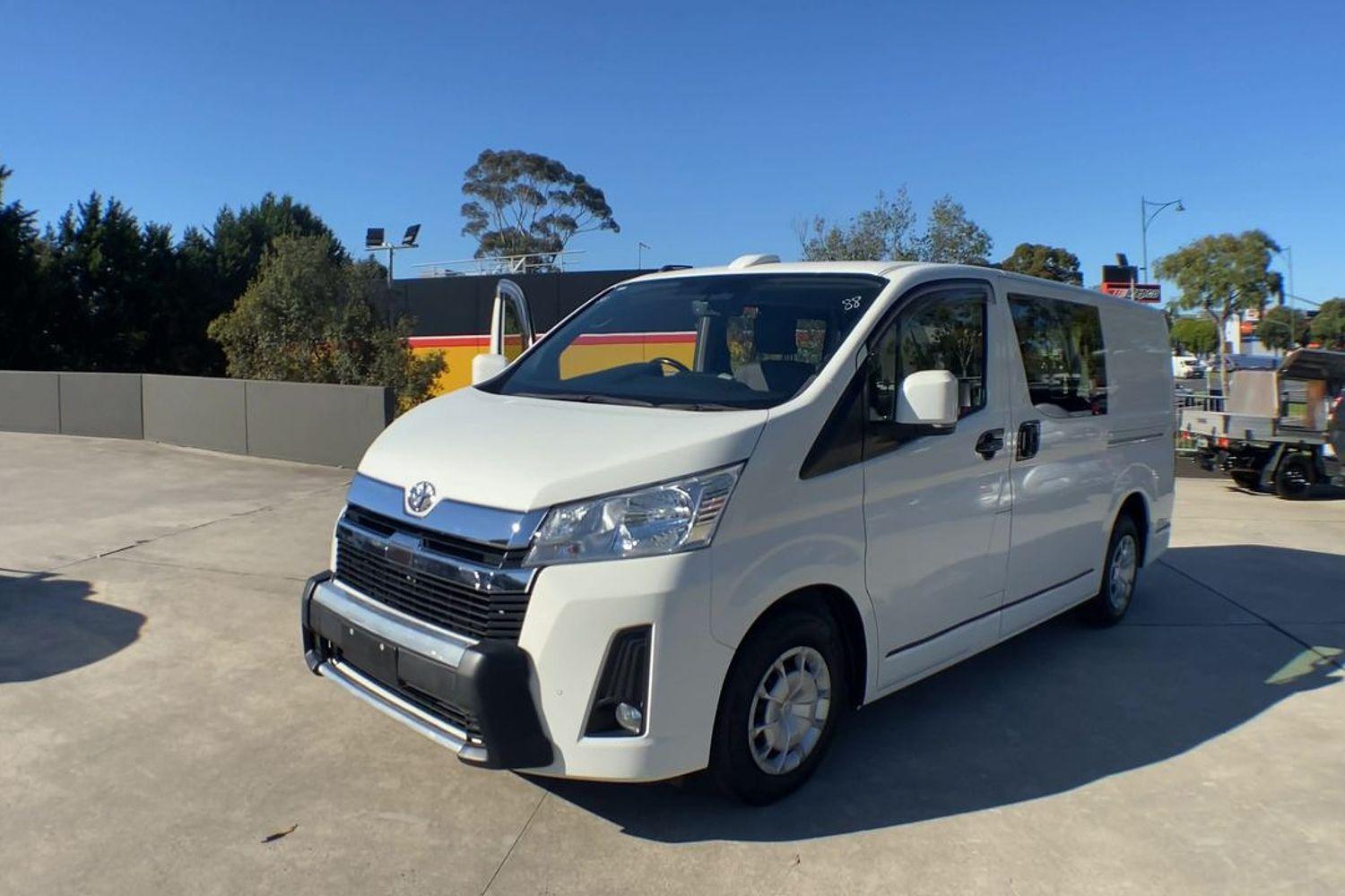 2021 Toyota Hiace LWB in White