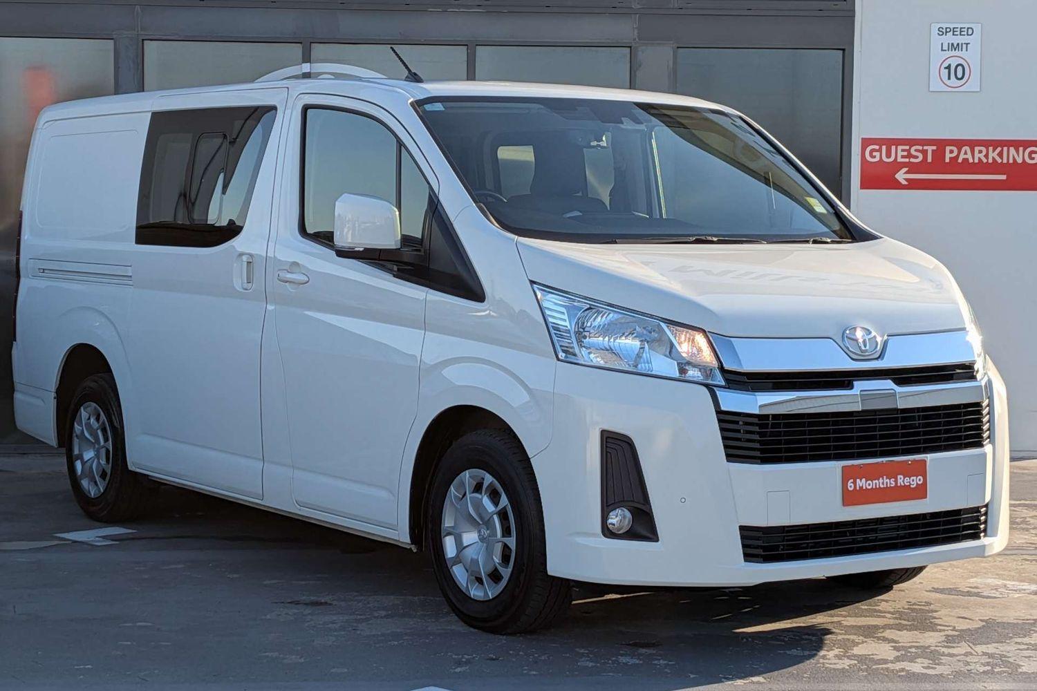2021 Toyota Hiace LWB in White