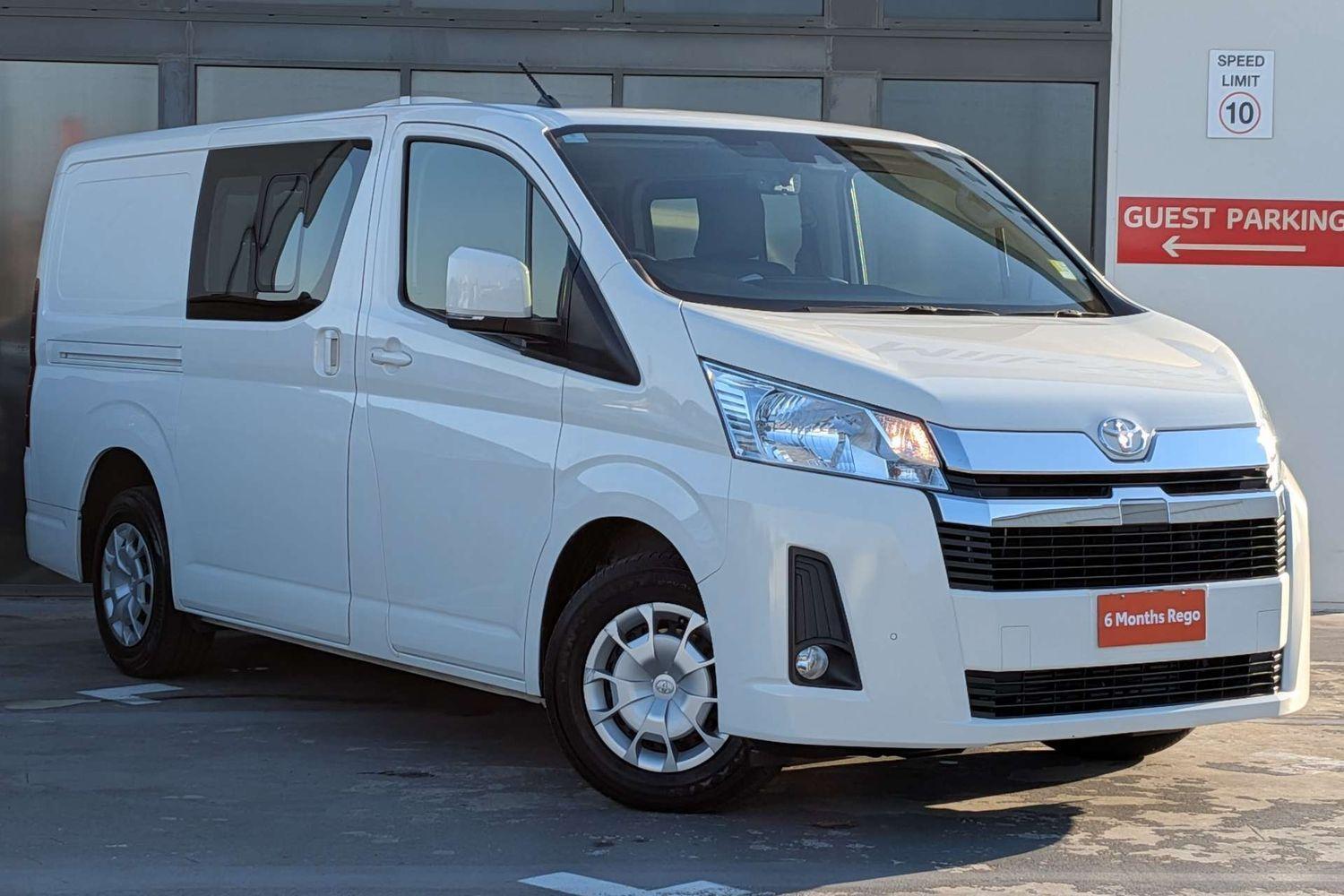 2021 Toyota Hiace LWB in White