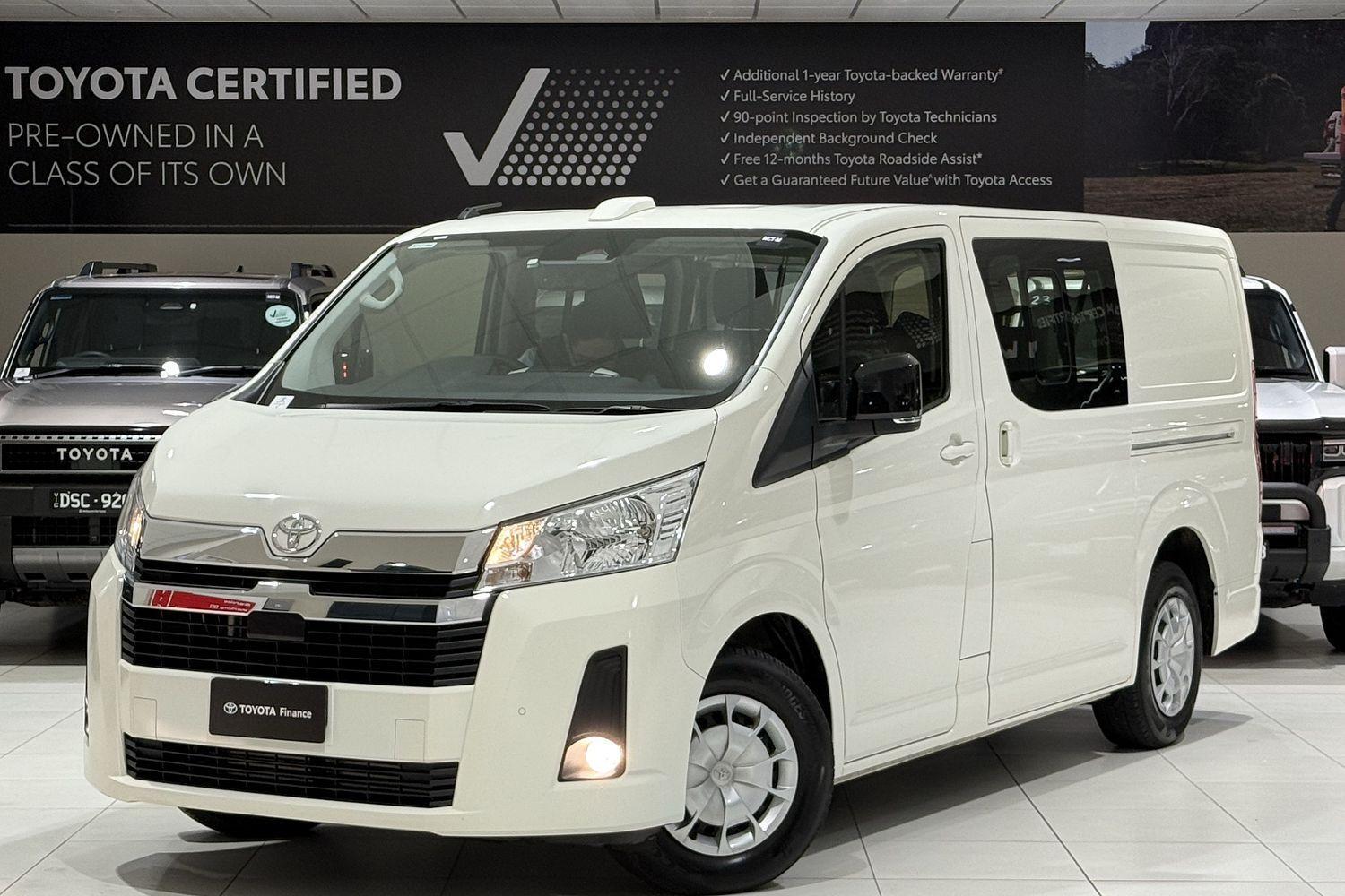 2025 Toyota Hiace LWB in White