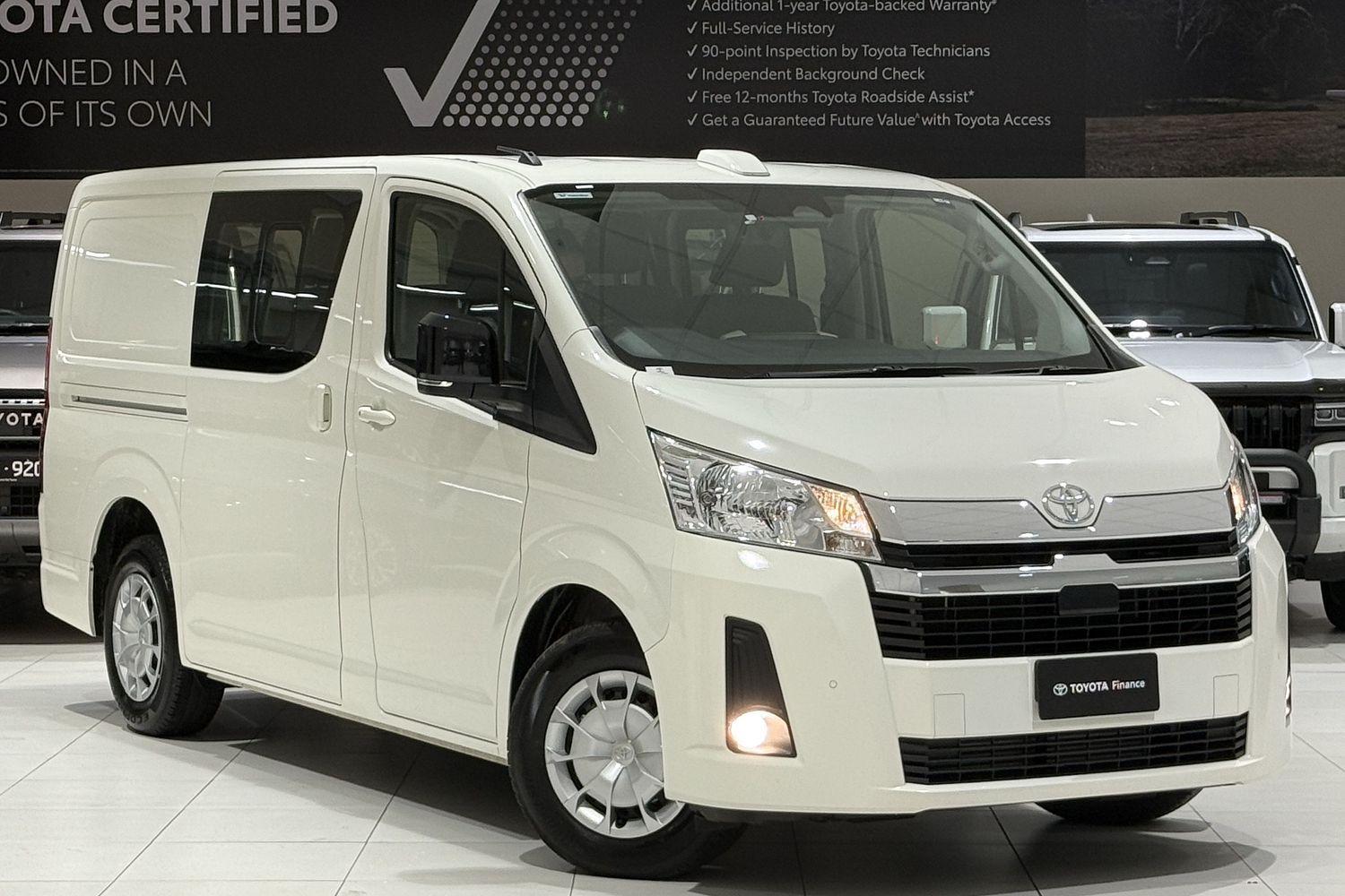 2025 Toyota Hiace LWB in White