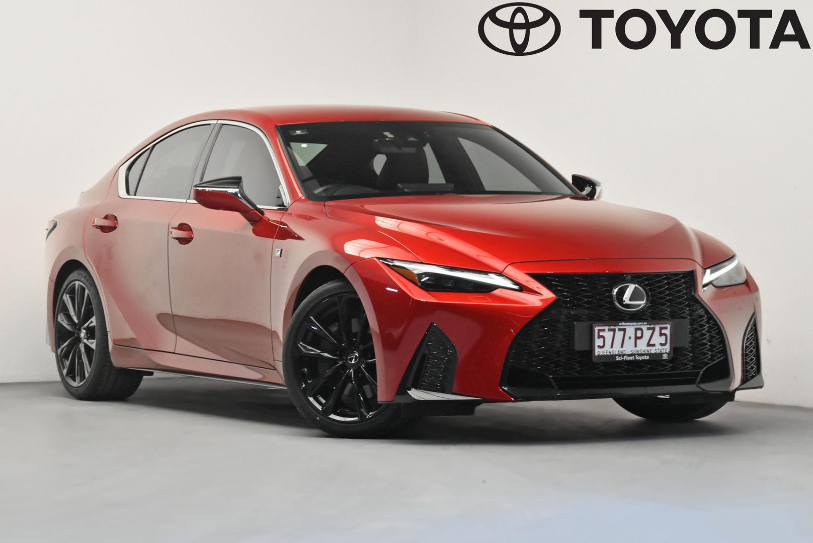 2021 Lexus IS F Sport in Red