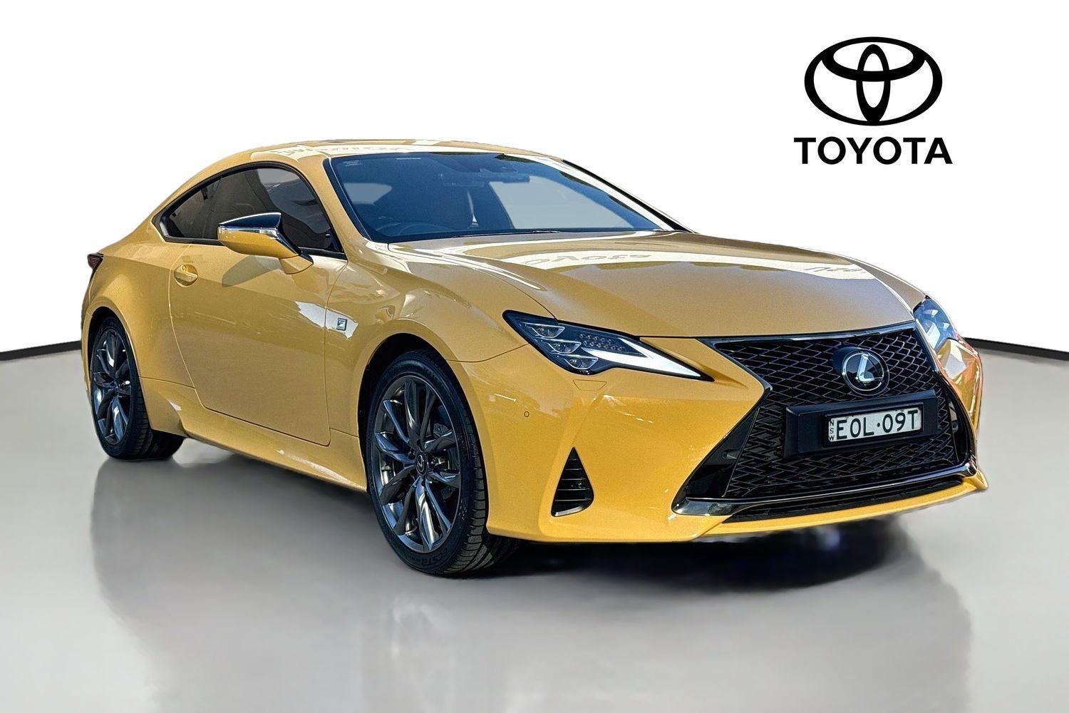 2021 Lexus RC RC350 F Sport in Yellow