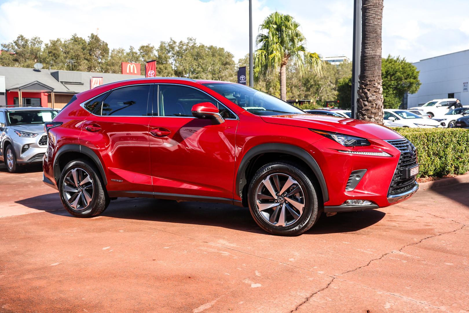2021 Lexus NX Sports Luxury in Red