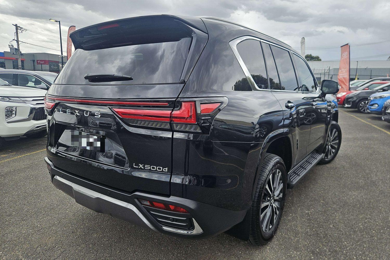 2023 Lexus LX LX500d in Black