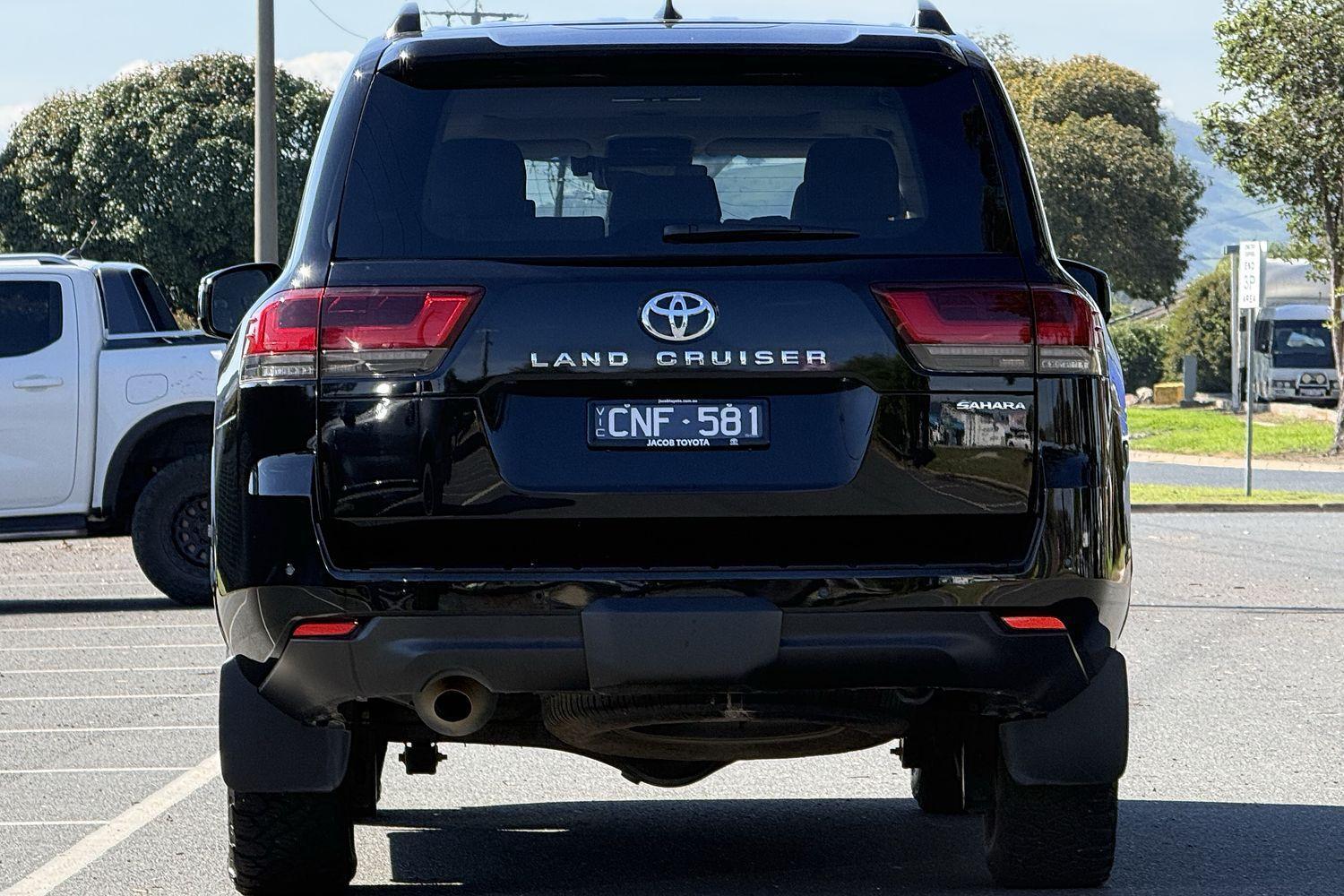 2023 Toyota Landcruiser Sahara in Black