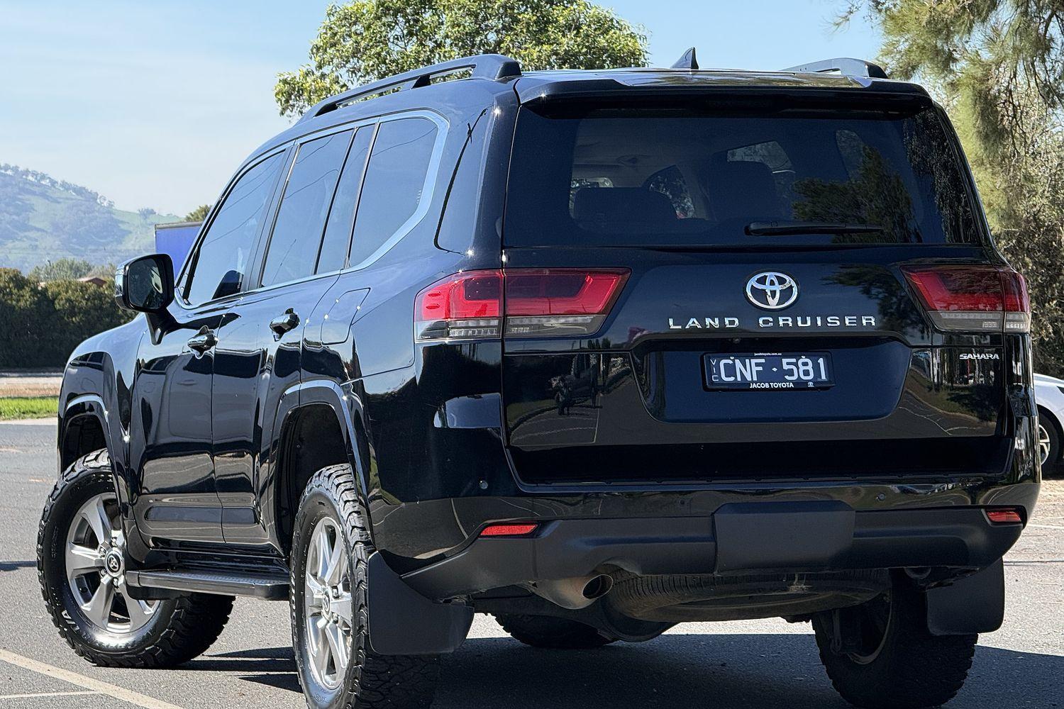 2023 Toyota Landcruiser Sahara in Black