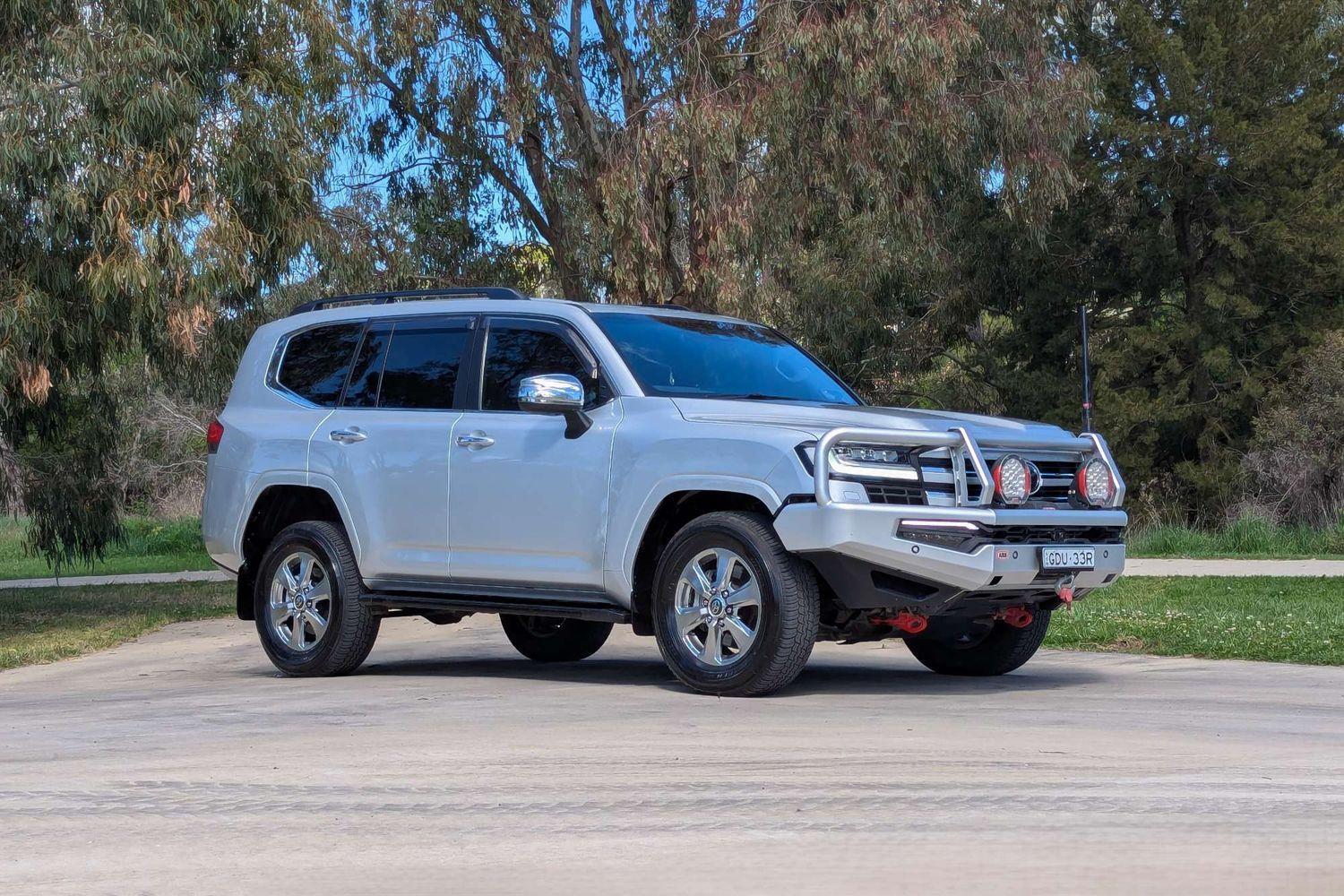 2021 Toyota Landcruiser Sahara in Silver