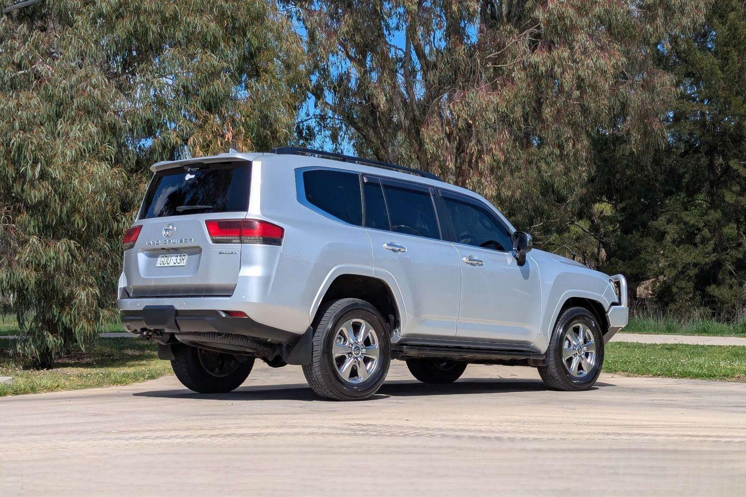 2021 Toyota Landcruiser Sahara in Silver