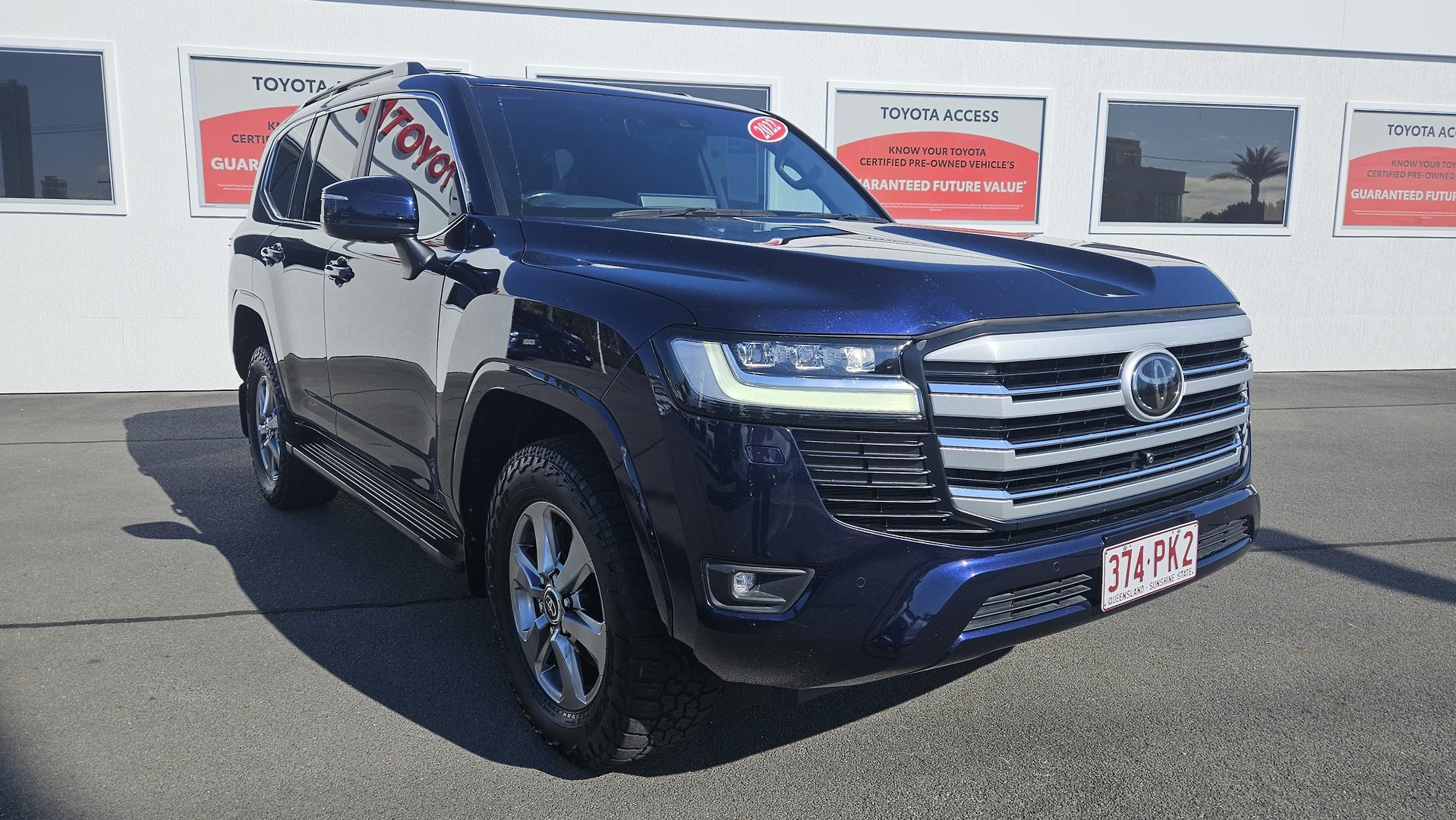 2022 Toyota Landcruiser VX in Blue