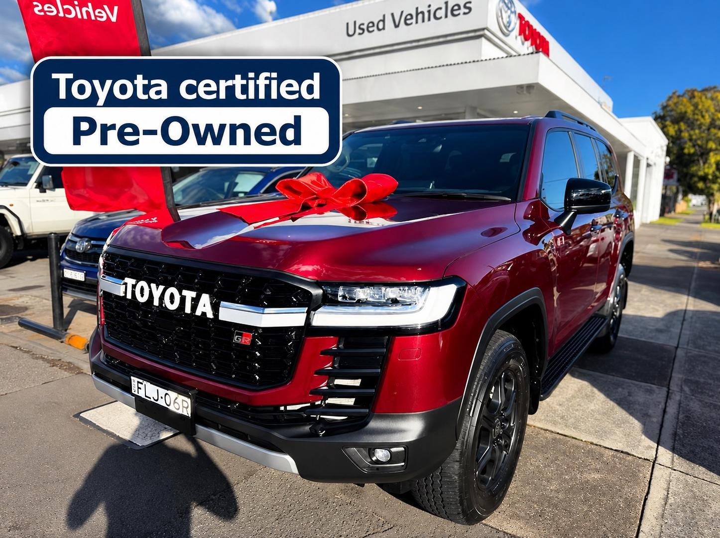 2024 Toyota Landcruiser GR-S in Red