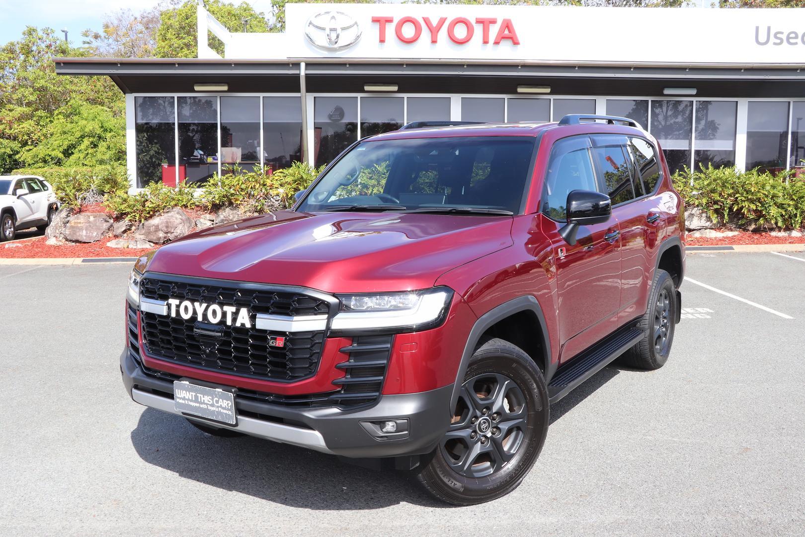 2024 Toyota Landcruiser GR-S in Red