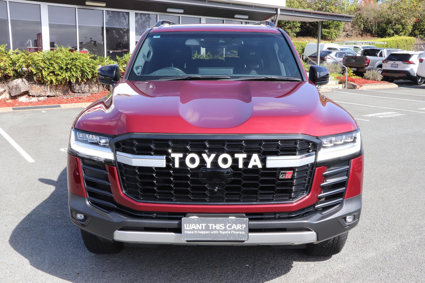 2024 Toyota Landcruiser GR-S in Red