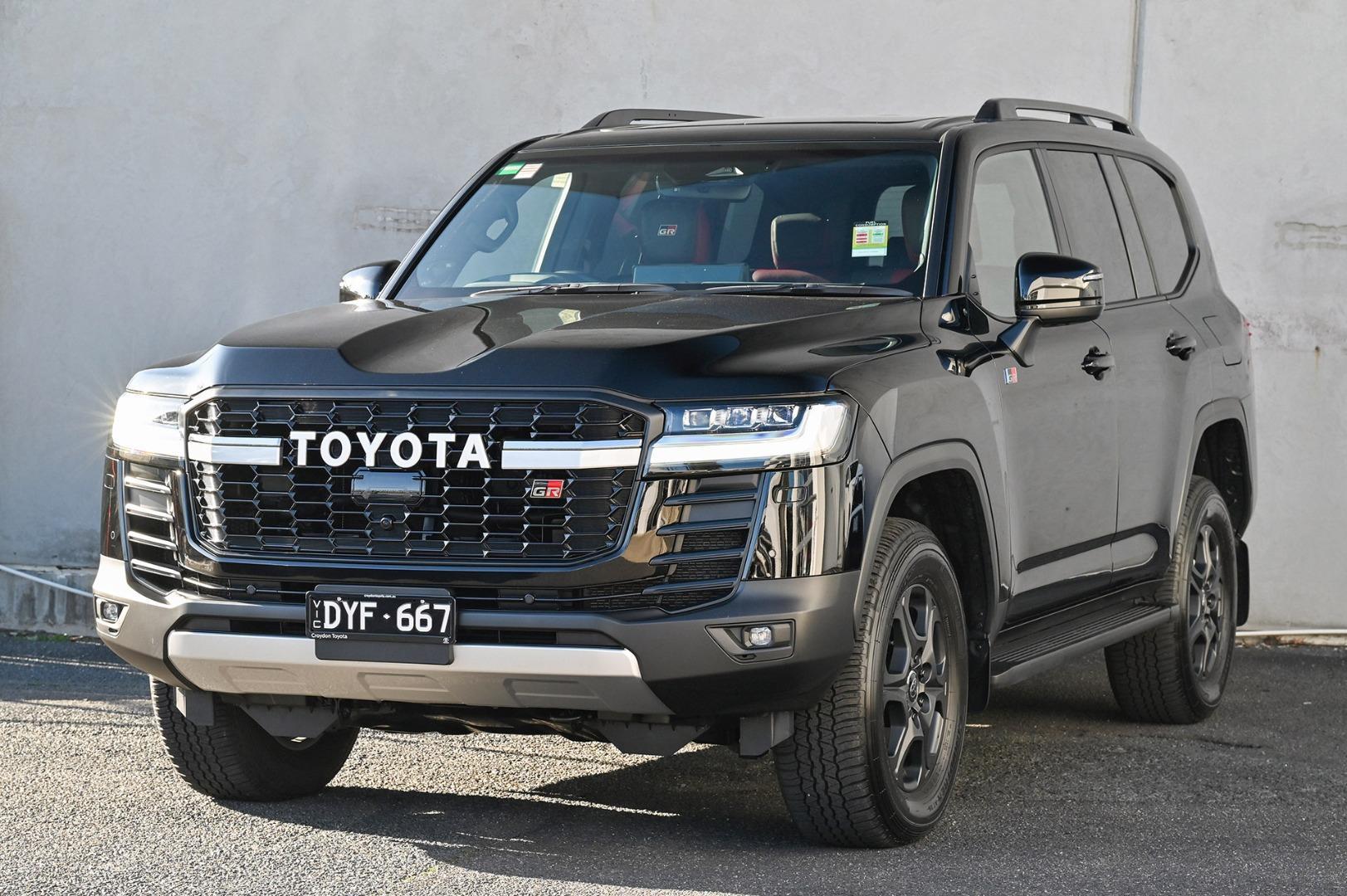 2026 Toyota Landcruiser GR-S in Black
