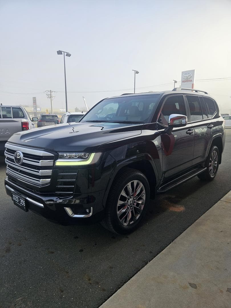 2023 Toyota Landcruiser Sahara ZX in Black