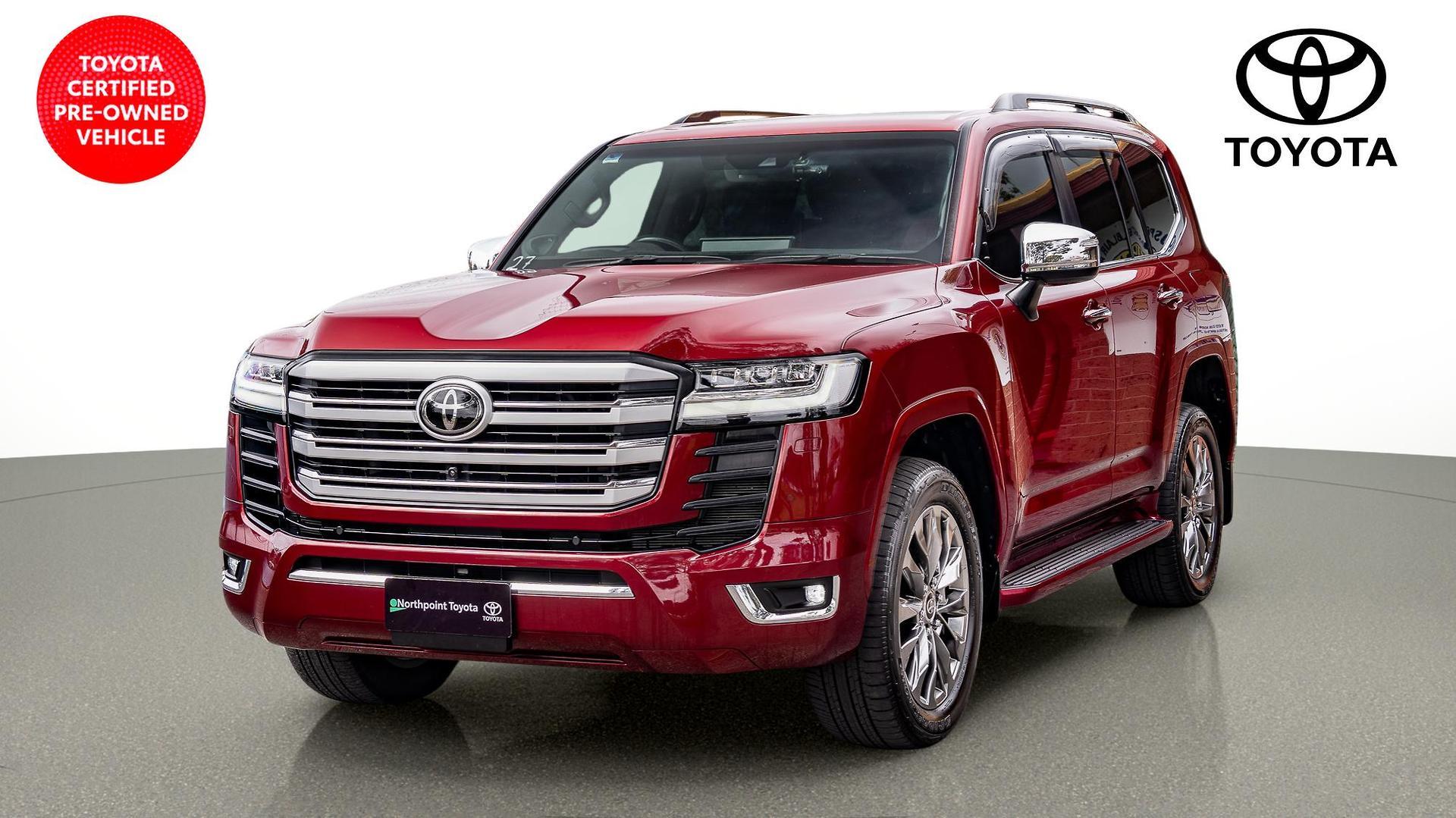 2023 Toyota Landcruiser Sahara ZX in Red