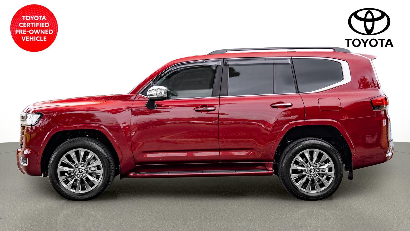2023 Toyota Landcruiser Sahara ZX in Red