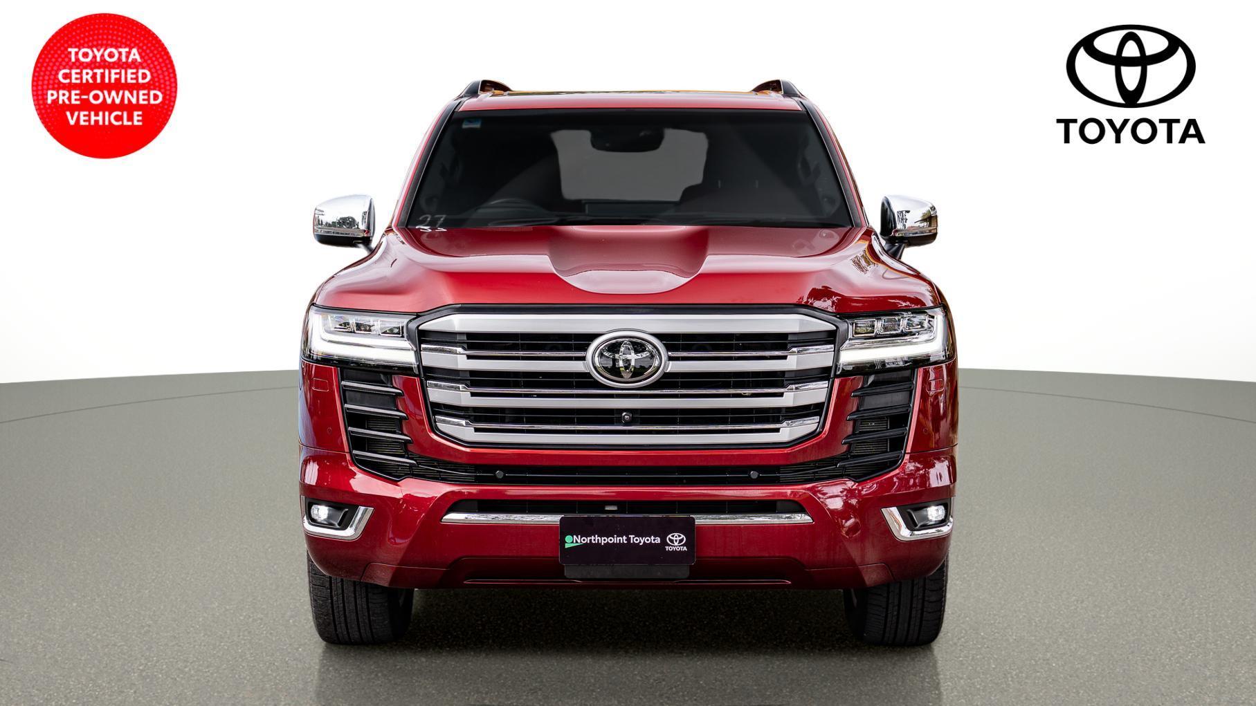 2023 Toyota Landcruiser Sahara ZX in Red