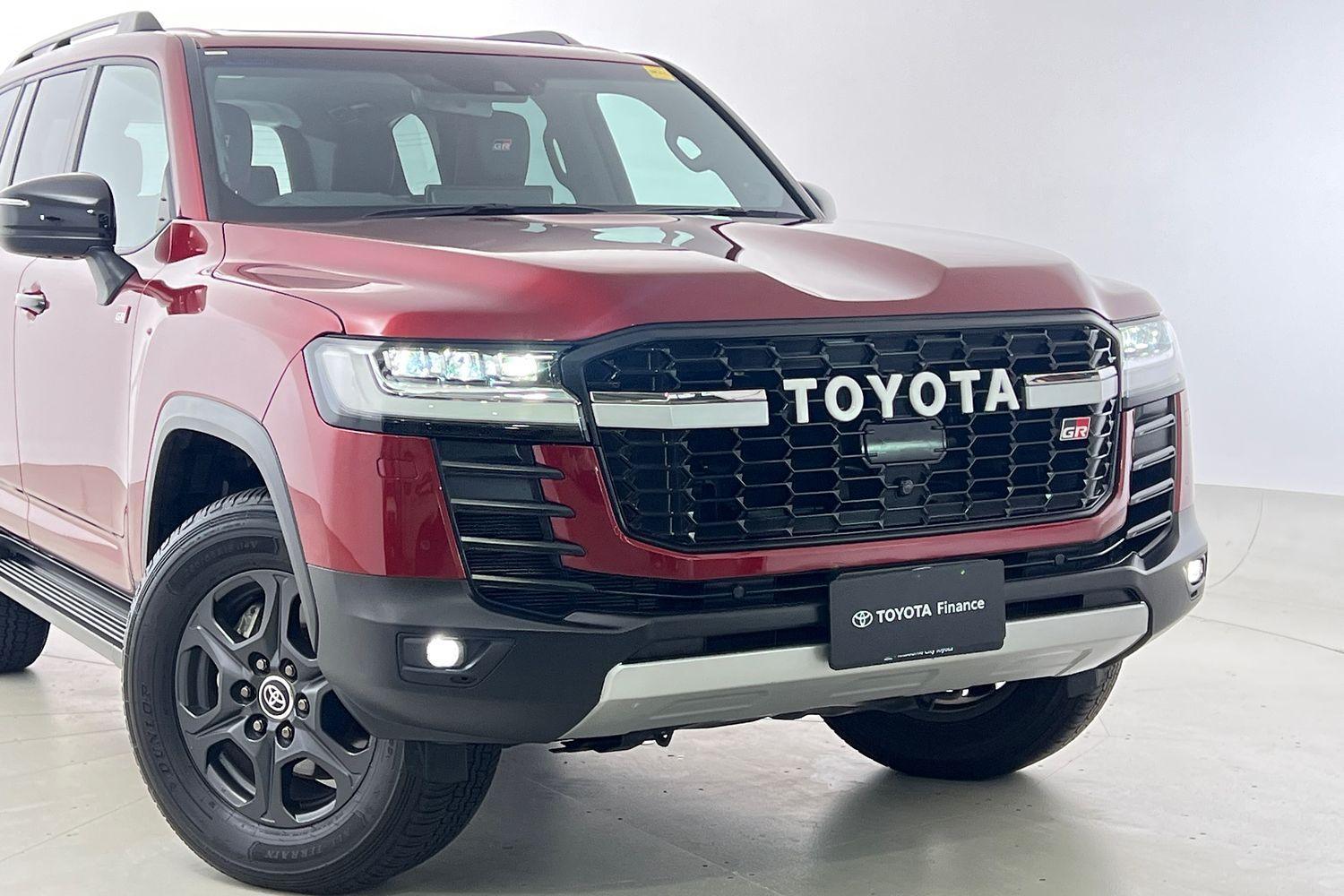 2024 Toyota Landcruiser GR-S in Red