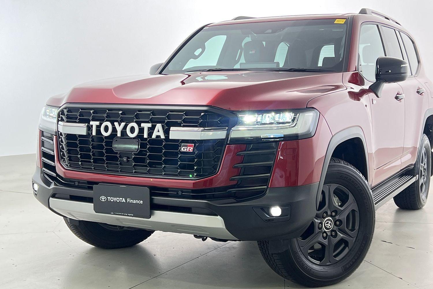 2024 Toyota Landcruiser GR-S in Red