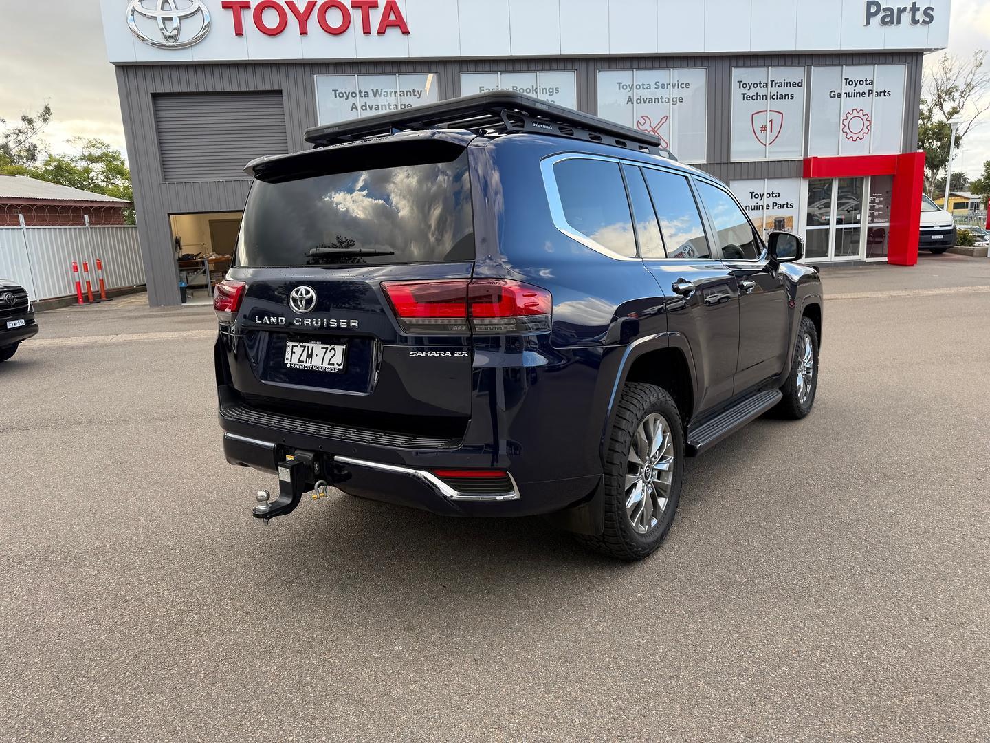 2022 Toyota Landcruiser 300 Sahara ZX in Blue