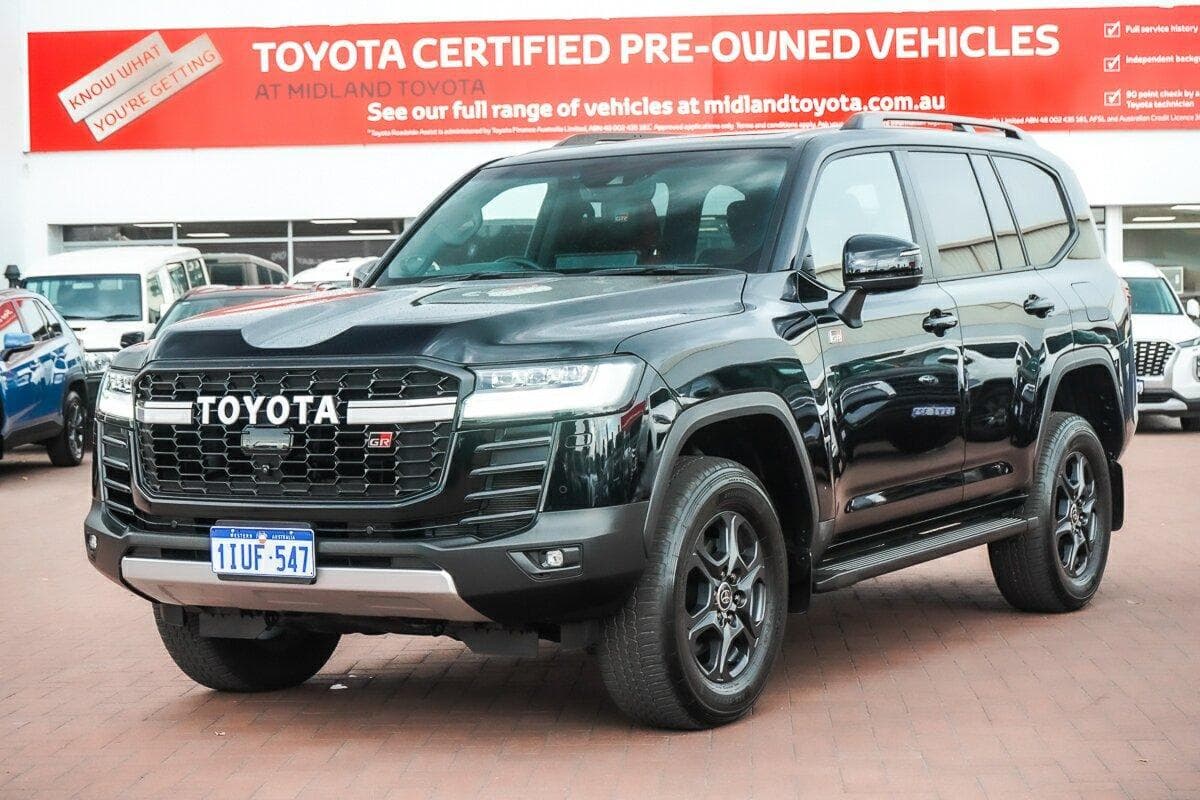 2023 Toyota Landcruiser GR-S in Black