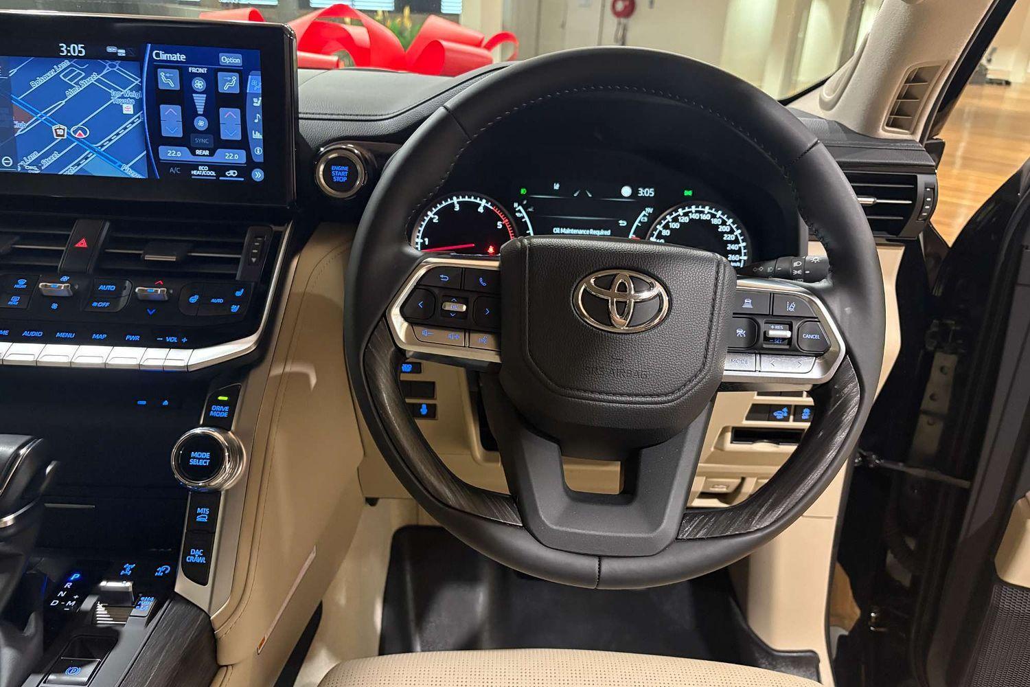 2024 Toyota Landcruiser 300 Sahara ZX in Black