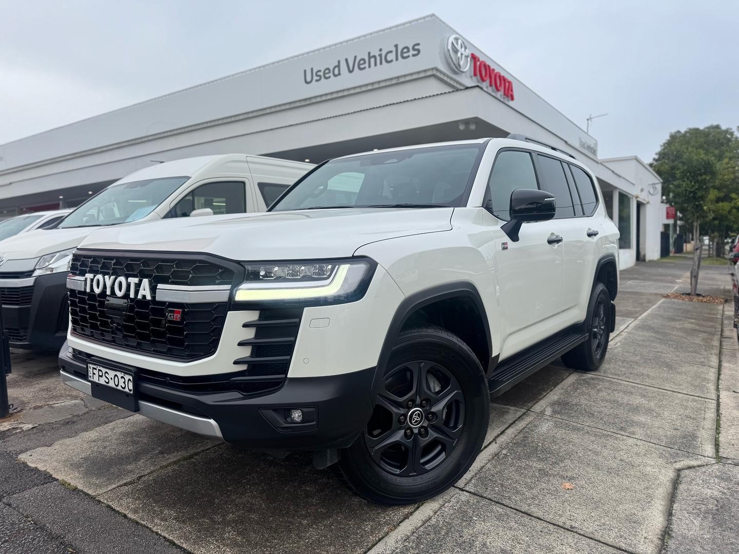 2025 Toyota Landcruiser GR-S in White