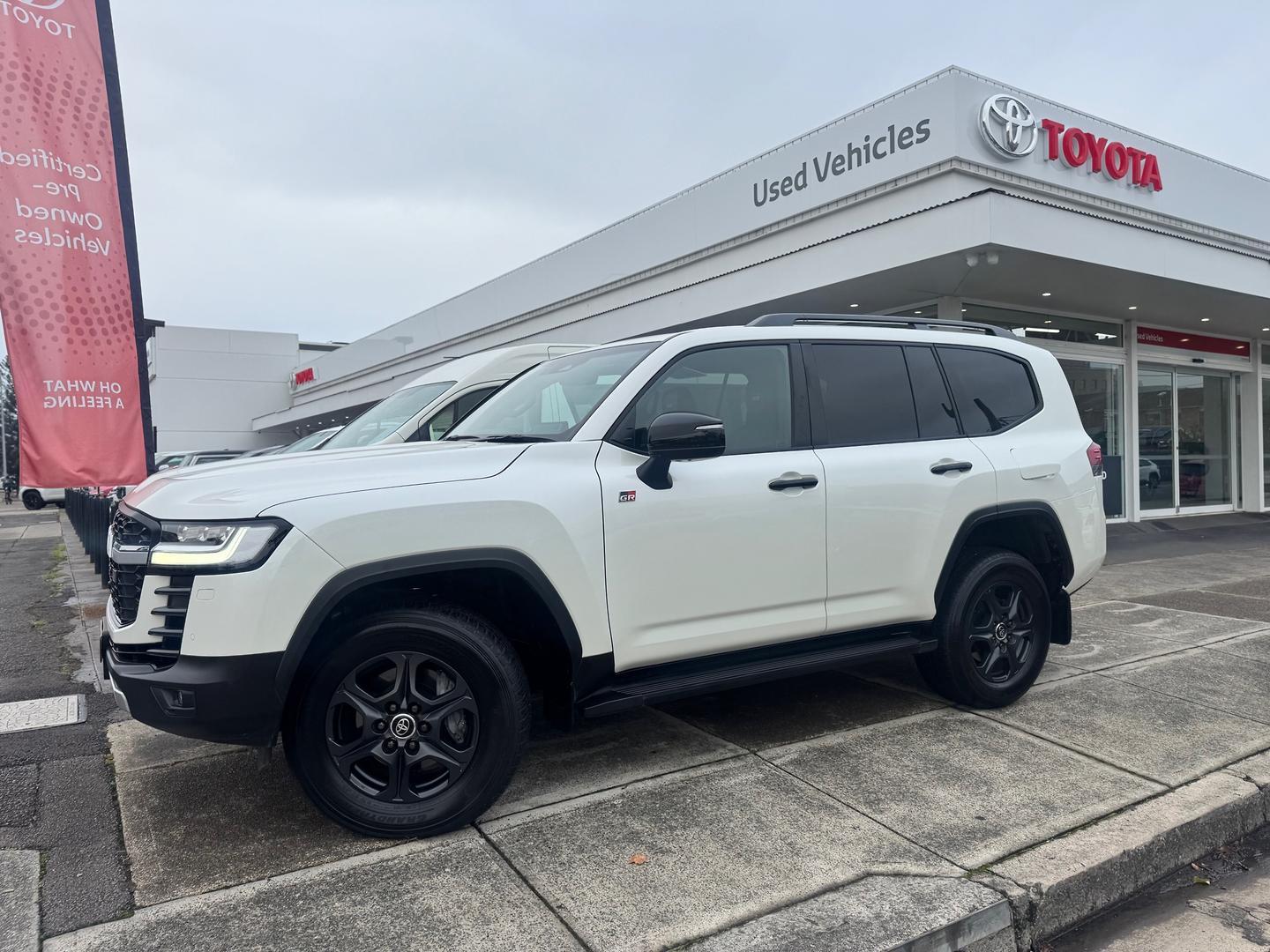 2025 Toyota Landcruiser GR-S in White